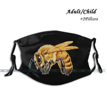 Bičių Naujas 3D Veido Kaukė, Apsauginės Dangos Įrankius, Daugkartinio naudojimo Plaunamas Kvėpuojantis Facemask Bičių Bičių Medus Vabzdžių
