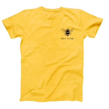 Bičių Rūšies Kišenėje Spausdinti Marškinėlius Moterims Tumblr Išsaugoti Bites, Grafinis Tees Moterų Plius Dydis T Marškinėliai Medvilnės O-Kaklo Viršūnes Lašas Laivybos