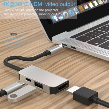 BKSCY USB C HUB C Tipo HDMI 