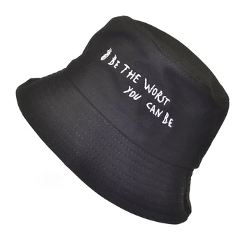 Blogiausia yuo gali būti Laiškas, siuvinėjimo bžūp vyrai moterys mados kibirą skrybėlės vasaros mėgėjams butas žvejys panamos skrybėlė