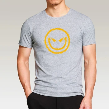 Blogis, Šypsena, Veido asmenybės vyrų marškinėliai medvilnė, patogus atsitiktinis animacinių filmų marškinėliai hip-hop stilius, o-kaklo viršūnes tees S-3XL