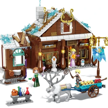 Blokai sy1430 Suderinama lepining Draugų & Disneye filmą Frozeninglys Plytų Parduotuvės žaislai vaikams