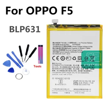 BLP631 Dėl KOLEGA F5 baterija li-jonų polimerų baterija Didelės capacit Mobilių Priedų pakeitimo