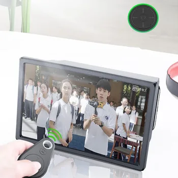 Bluetooth Nuotolinio padidinimo stiklas 3D didinamasis stiklas Radiacinės Saugos Akiniai, 3D Ekranas Telefono Turėtojas 3D Ekrano Vaizdo Stiprintuvo