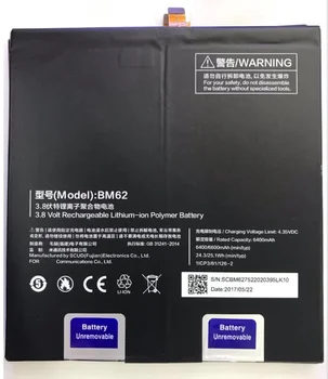 BM62 Baterija Xiaomi Pad 3 Mipad 3 MEC91 Baterry 6400mAh Aukštos Kokybės