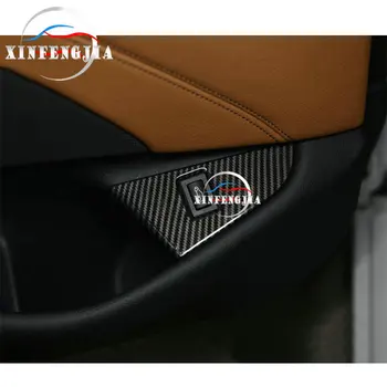 BMW 5 Serijos G30 18-19 Anglies Pluošto Spalvos Galinis Kamieno Atidarykite Perjungti Mygtuką Skydelio Apdaila Padengti