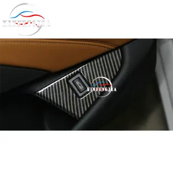 BMW 5 Serijos G30 18-19 Anglies Pluošto Spalvos Galinis Kamieno Atidarykite Perjungti Mygtuką Skydelio Apdaila Padengti