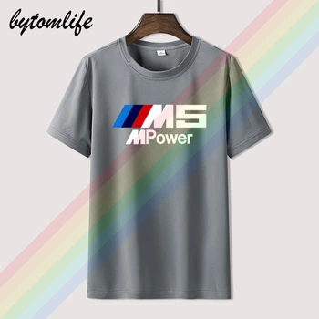 Bmw M5 Motorsport M Maitinimo Marškinėliai Vyrams Limitied Edition Vyrų Juoda Brand T-shirt Medvilnės Tees Nuostabi trumpomis Rankovėmis Viršūnes