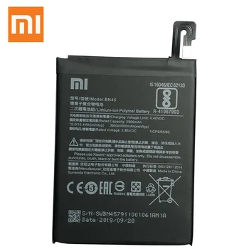BN43 BN41 BM45 BM46 BN45 Baterija Xiaomi Redmi Pastaba 5 4 4 3 2 Note2 Note3 Note4 Note4X Pakeisti Ličio Polimero Bateria