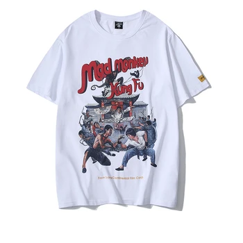 BOLUBAO Mados Naujų Vyrų T-shirt Spausdinti Medvilnės Vyrų T Shirts Animacinių filmų Hip-Hop Vyrų Street Drabužių Tee Viršų