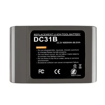 Bonacell 22.2 V 4000mAh ( Tik Tinka B Tipo ) Li-ion Dulkių Baterija Dyson DC35, DC45 DC31, DC34, DC44, DC31 Gyvūnų, Gyvūnų DC35
