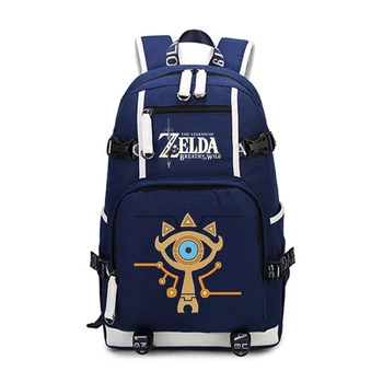 Bookbag Legend of Zelda Kuprinė Aukso Hylian Shield Nešiojamas Atgal Pack Vyrai Moterys Bagpack Kelionės Mokykla Maišeliai Paauglių Mergaičių