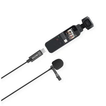 BOYA BY-M3OP USB Tipas-C Skaitmeninės Lavalier Microphone už DJI OSMO™ Kišenėje Vaizdo Stabilizatorius Gimbal Vlog Kino Garso Įrašymo Mic