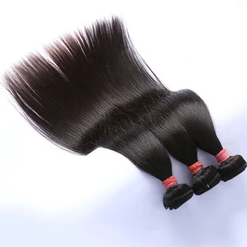 Brazilijos Plaukų Pynimas Ryšulių Tiesus Žmogaus Plaukų 28 30 32 Colių 1 3 4 Ilgi Plaukai Ryšulių Natūralių Spalvų Remy Hair Extension