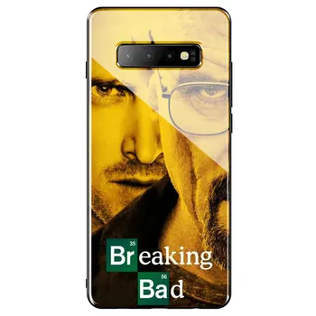 Breaking Bad Grūdintas Stiklas Telefono dėklas Samsung Galaxy S20 Ultra S10 + S8 S9 S7 Krašto Pastaba 8 9 10 Plius Lite