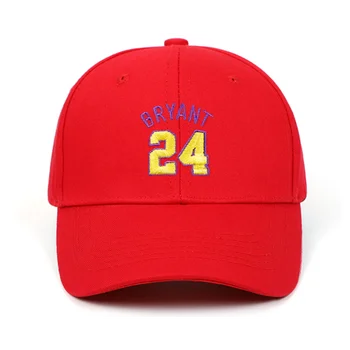 Bryant tėtis skrybėlę Kobe Black Mamba Nr. 24 medvilnė, siuvinėjimo beisbolo kepuraitę Snapback saulės skrybėlę atsitiktinis skrybėlę, krepšinio, lauko kepurės
