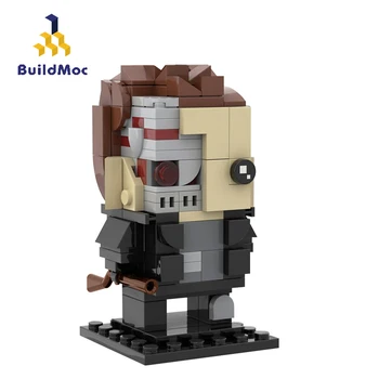Buildmoc Brickheadz Duomenys T-800 Robotas Terminators SS Star Planą Filmą Pav Blokai Brickheadz Žaislai Vaikams Dovanų