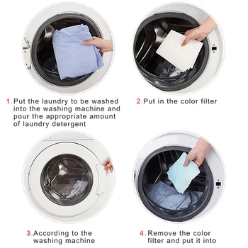 Buitinių Skalbimo anti-dažų spalvos plėvelė anti-nusidažymo skalbimo lapas skalbimo popieriaus, skalbimo mašina drabužių spalva, Sanitarinė medžiaga