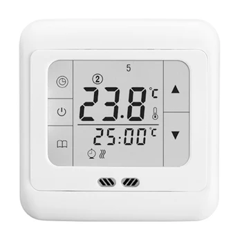 BYC07.H3 Thermoregulator Jutiklinis Ekranas Šildymo Termostatas už Šiltas Grindų,Elektrinių Šildymo Sistema, Temperatūros Reguliatorius