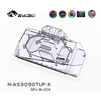 Bykski GPU Vandens Blokas ASUS TUF RTX 3090 24G ŽAIDIMŲ,3080, 10G, Pilnas draudimas Watercooler ,N-AS3090TUF-X