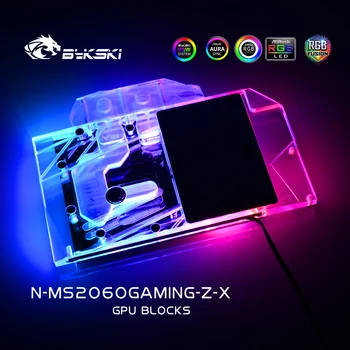 Bykski N-MS2060GAMING-Z-X, Pilnas draudimas Grafika Kortelės Vandens Aušinimo Bloką MSI RTX2060 Žaidimų Z 6G