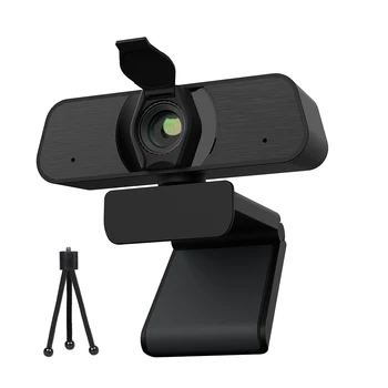 C90 2K HD Webcam USB Tvarkyklės Nemokamai Smart TV Kompiuteryje Automatinio Fokusavimo Web Kamera su Mikrofonu ir Stovi už 