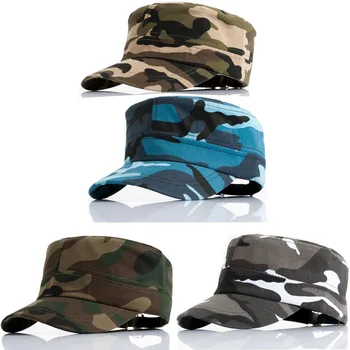 Camo Camo Karinės Kepurės Vyrų Taktinis Snapback Cap Skrybėlę Trucker karinio jūrų Laivyno Kariuomenės karinių Oro Pajėgų Flat Top hat