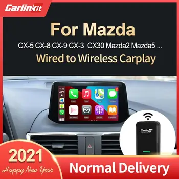 Carlinkit Belaidžio Carplay Aktyvatorius 2.0 Mazda CX-5 CX-9 CX30 MX-5 2016-2020 Laidinio Wirelss Carplay Adapteris IOS 14