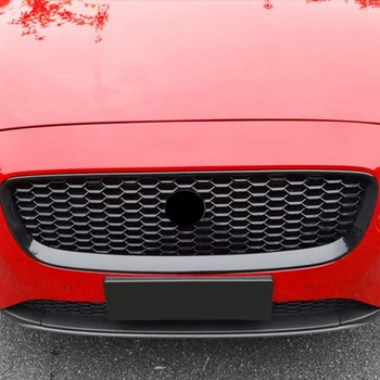 CarManGo Automobilių Reikmenys Priekinės Grotelės, Grotelės Dangtelis Apdaila Lipdukas Rėmo Išorinė Apdaila Jaguar E-Tempas X540 2017-2020