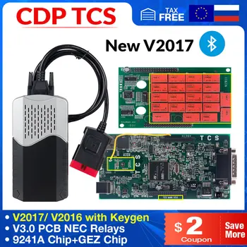 CDP TCS V3.0 NEC relay OBD2 skaneris 2016.00 keygen cdp tcs Multidiag pro auto diagnostikos įrankis, automobilių sunkvežimiai OBDII kodas skaitytojas