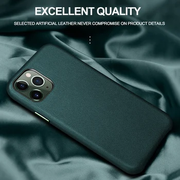 Cenmaso europos sąjungos Oficialusis Originalus Case for iPhone 12 mini Pro 11 Max Atveju Aukštos Kokybės Prabangūs Odiniai, atsparus smūgiams Telefono Galinį Dangtelį