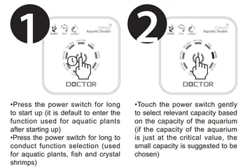 Chihiros kartos Chihiros Gydytojas 3 IN 1 Dumblių Pašalinti Twinstar Stiliaus Elektroninių slopinti žuvų Akvariumas augalų krevečių bakas