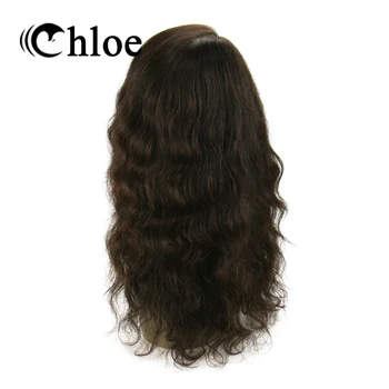 Chloe Gamtos Banga Žmogaus Plaukų Perukai Brazilijos Mergelių Plaukų Nėriniai Priekinio Perukai Tankis 130% Nemokama Raizginys Ir Ne Praliejimo.