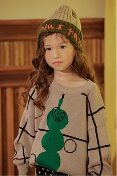 Christmassweater baby girl megztinis bamblys megztinis luipaard 2019 kelnes drabužių rinkiniai camisetas de hallowen korėjos vaikams drabužių
