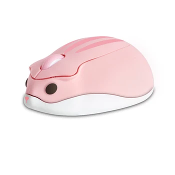 CHYI 2.4 G Belaidės Pelės Pink Cartoon Žiurkėno USB Optinė Mini Mause Ergonomiškas Portable Nešiojamas Dizainas Pelėms Office Mergina Dovana