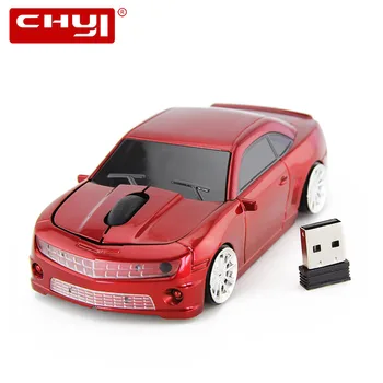 CHYI Belaidę Kompiuterio Pelę Cool Automobilių Sporto Peles Su USB Imtuvas 1600 DPI 3D Optinė Mini Pelė Vaikams Su Pelės Mygtukai