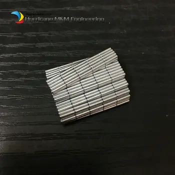 Cilindrų Magnetas 1x5 mm NdFeB Nuolatinis Tikslumo Neodimio Magnetas Mini Medicinos Magnetinę 100vnt
