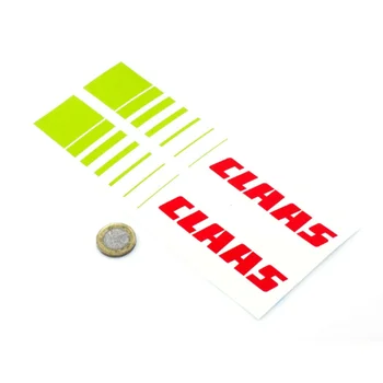 CLAAS adhesivo autocollant lipdukai adesivo adesivi aufkleber pack 2 