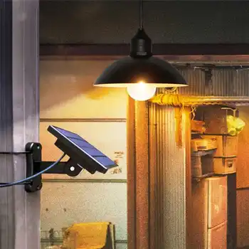 CLAITE Saulės baterijomis, LED Šviesą Kabo Pakabukas Šviesos Liustra Sodas Kelių Lempos Lauko Kiemas, Sodas, važiuojamosios kelio dalies, Keliu, Gatvės