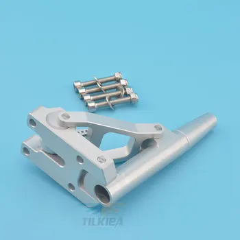 CNC Aliuminio Lydinio 6.35 mm Lankstaus Veleno Stinger Ratai su Reguliuojamu Kampu, RC Valtis Benzinas