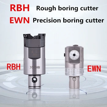 CNC Reguliuojamas RBH Twin tiek RBH 40-55mm Twin-tiek Šiurkštus Gręžimo Galvos CCMT09T304 naudojami BT40 LBK gilių skylių gręžimo įrankis Nauja