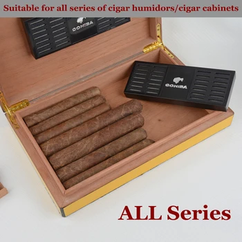 Cohiba cigarų drėkintuvas profesinės cigarų priedai humidoras Kubos cigarų kedro medienos cigarų spintelė cigarų atveju saugojimo dėžutė