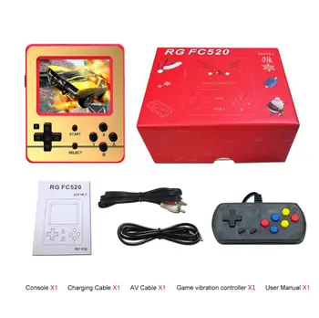 Coolbaby Nešiojamas Mini Retro FC Delninis Žaidimų Konsolės Pastatytas 520 Žaidimą su Gampad Vaikų Žaidimas, Žaidėjas Paramos AV Išėjimas