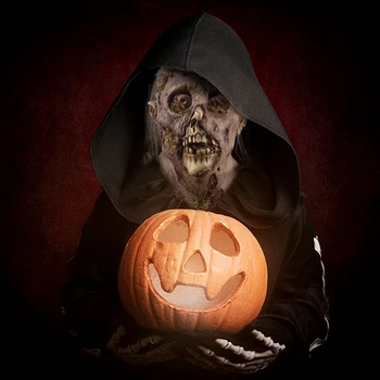 Cosmask Halloween Zombie Bryophyte Biocheminiai Monstras Kaukė Galvos Apdangalai Baisi Šalis Cosplay Kaukė Haunted House Siaubo Kaukė