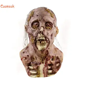 Cosmask Halloween Zombie Bryophyte Biocheminiai Monstras Kaukė Galvos Apdangalai Baisi Šalis Cosplay Kaukė Haunted House Siaubo Kaukė