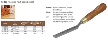 Cranked-kaklo, Skutimo Dantis, Modelis 8133, Narex, Wood Line Plus, Baudos Medienos apdirbimo