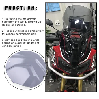 CRF1000L Motociklo Turistinis Priekinio stiklo priekinio, galinio Stiklo Lauktuvės Vėjo apsaugos 2016-2019 Honda CRF1000L Afrika Twin 2017 2018