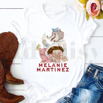 Cry Baby Melanie Martinez Estetinės T-shirt Vasaros Marškinėlius Drabužiai Moterims, Atsitiktinis Marškinėliai Harajuku Moterų trumpomis Rankovėmis