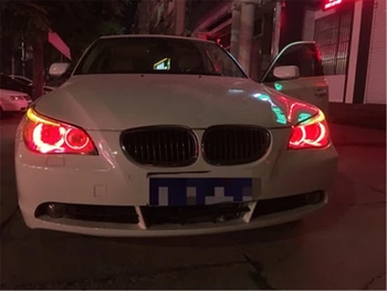 CSGJMY 2vnt LED BMW E39 E53 E60 E61 E63 E64 E65 E66 E87 525i 530i xi 545i M5 Klaidų LED Angel Eyes Marker Lemputės Lemputės