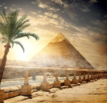Custom 3D freskomis,papel de parede Egipto Dykumos Dangus Piramidės Gamta tapetai,baras gyvenamasis kambarys su sofa-lova, TV foną miegamajame tapetai